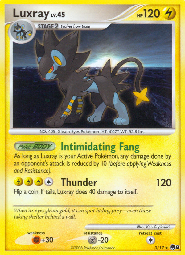 POP Series 8 Non - Holo Luxray #3